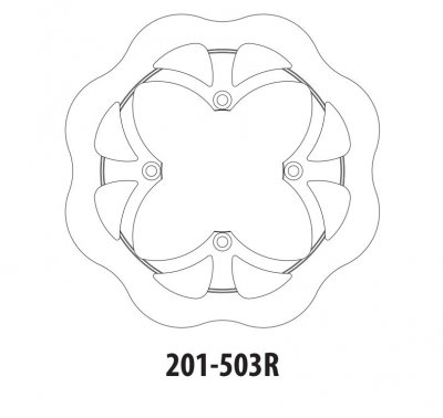 Тормозной диск задний GOLDfren 201-503R