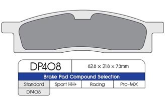 Тормозные колодки DP Brakes DP408 синтетические