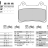 Brembo 07YA1711 колодки тормозные (FDB449)