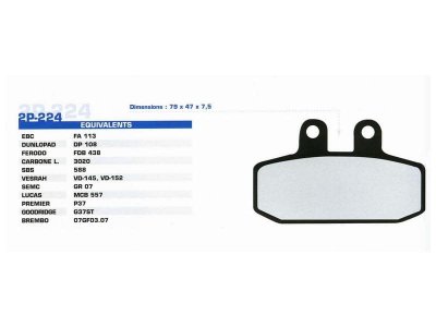 Tt2450gg колодки nissin