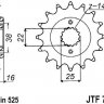 Звезда передняя JTF740.15RB