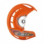 Accel Защита переднего диска в сборе KTM SX/SXF 03-14 EXC 03-15 d-26 Оранжевый