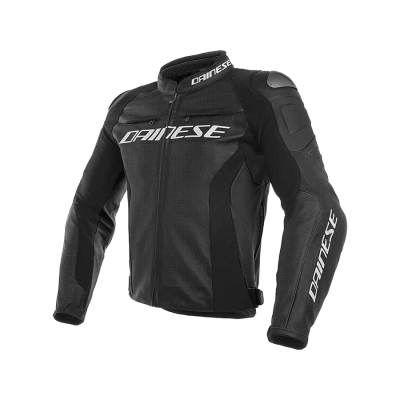 Куртка кожаная Dainese RACING 3 691 BLK/BLK/BLK перф.