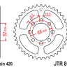 Звезда задняя JTR801.52