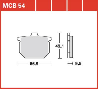 Тормозные колодки Lucas TRW – MCB54