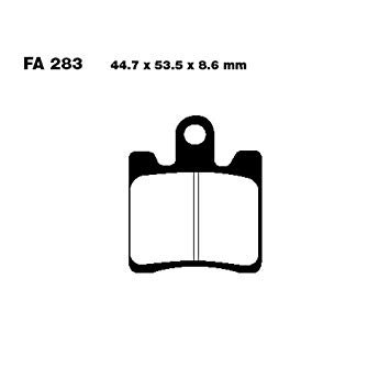 EBC Тормозные колодки для скутера SFA283