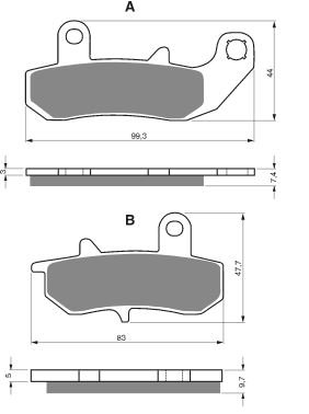 Тормозные колодки AHL FA157