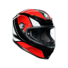 AGV Шлем K6 HYPHEN BLACK/RED/WHITE