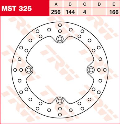 Тормозной диск для мотоциклов Lucas TRW MST325