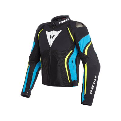 Куртка Dainese ESTREMA AIR TEX 07A BK/FIRE-BL/FLUO-YEL