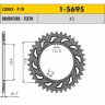 Звезда задняя Sunstar 1-5695-43 стальная (JTR1340-43)