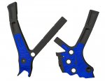 Защита рамы Yamaha YZ125/250 05-24 черно-синяя
