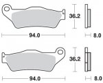 Тормозные колодки Lucas TRW – MCB648