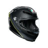 AGV Шлем K6 MINIMAL GUNMET/BLACK/YELLOW FL