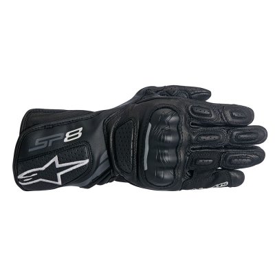 Перчатки кожаные STELLA SP-8 v2 черно-серый