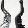 Короткие рычаги тормоза-сцепления Kawasaki Ninja 250 R / Ninja 300 R / Ninja 400 R / Z400 чёрные