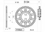 Звезда задняя Ognibene 5134-R45 (JTR807.45) с демпфером