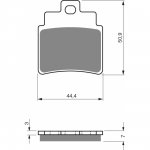 Тормозные колодки для мотоциклов GOLDfren 140 S3