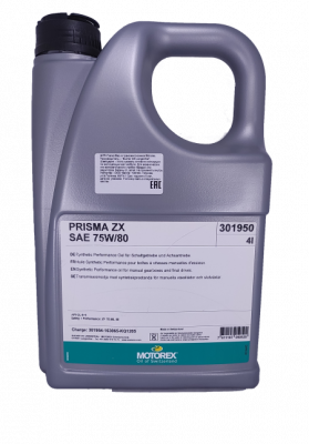 Motorex трансмисионное масло Gear Oil PRISMA ZX SAE 75W/80 GL-4+5 4л
