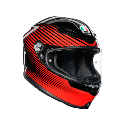 AGV Шлем K6 RUSH BLACK/RED