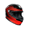 AGV Шлем K6 RUSH BLACK/RED