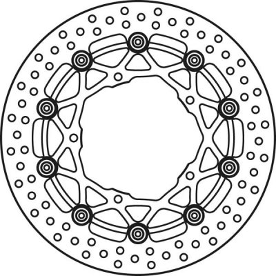 Тормозной диск передний GOLDfren 603-004F