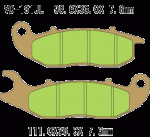 Тормозные колодки Vesrah VD-181JL