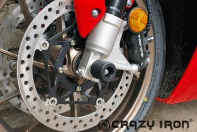 Crazy Iron 1113b Слайдеры Honda VFR800 от `13- в ось переднего колеса