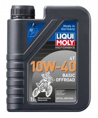 Моторное масло Liqui Moly Motorbike 4T 10W-40 Basic Offroad (минеральное) 1л