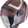 Scorpion Exo Мотошлем CITY II RIVA Коричневый матовый/Серебристый/Карбон