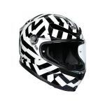 AGV Шлем K6 SECRET BLACK/WHITE