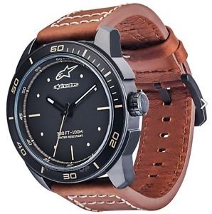 Часы T.WATCH 3H MATT BLK LTR ST.BROWN & EXTRA ST.BLK NY черный матовый/черный