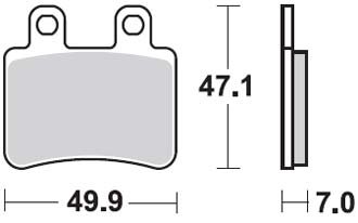 Тормозные колодки Lucas TRW – MCB735