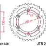 Звезда ведомая алюминиевая/стальная JTX251.51GR (цвет серый)