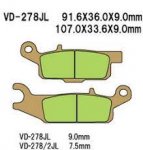 Тормозные колодки Vesrah VD-278JL