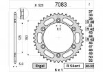 Звезда задняя Ognibene 7083-Z45 (JTR897.45)