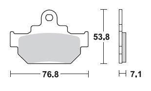 Тормозные колодки Lucas TRW – MCB550