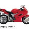 Crazy Iron 1115 Слайдеры Honda VFR800 02-09 передние