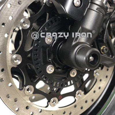 Crazy Iron 4055616 Слайдеры Kawasaki Z1000 `14 -  в ось переднего колеса