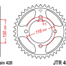 Звезда задняя JTR462.49