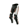 Dainese Брюки кожаные ALPHA I96 WHITE/BLK/FLUO-RED