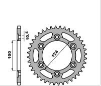 Звезда задняя PBR 1027 45 C45 (JTR735.45)