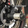 Crazy Iron 7010415 Пеги в ось переднего колеса Triumph SPEED TRIPLE 1050 S/R/RS 11-