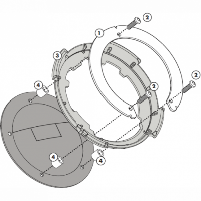 Givi BF01 Крепеж TANKLOCK сумки на бак мотоцикла Suzuki