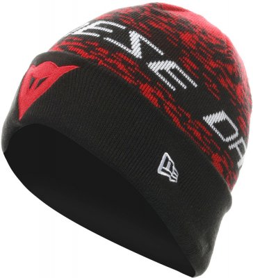 Шапка Dainese DEMON CAMO CUFF BEANIE 606 BLACK/RED