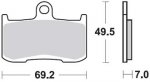 Тормозные колодки Lucas TRW – MCB737SV