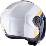Scorpion Exo Мотошлем CITY II BLUR Белый/Серебристый/Желтый