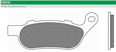 Newfren FD0436SH Тормозные колодки дисковые ROAD HD SINTER (FDB2251ST)