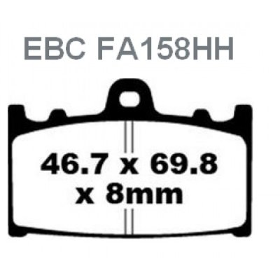 Тормозные колодки EBC FA158HH