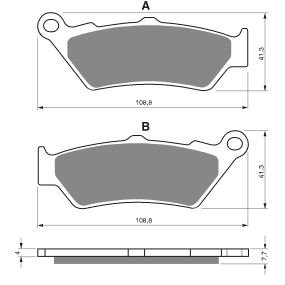 Тормозные колодки AHL FA209